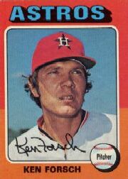 1975 Topps Baseball Cards      357     Ken Forsch UER